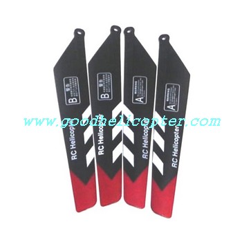 hcw8500-8501 helicopter parts main blades (red-black color)